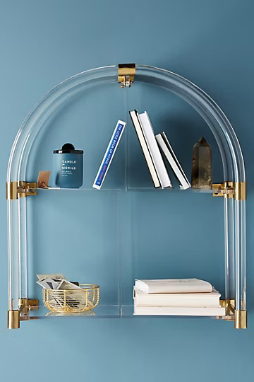 Oscarine Lucite Arch Shelf | Anthropologie (US)