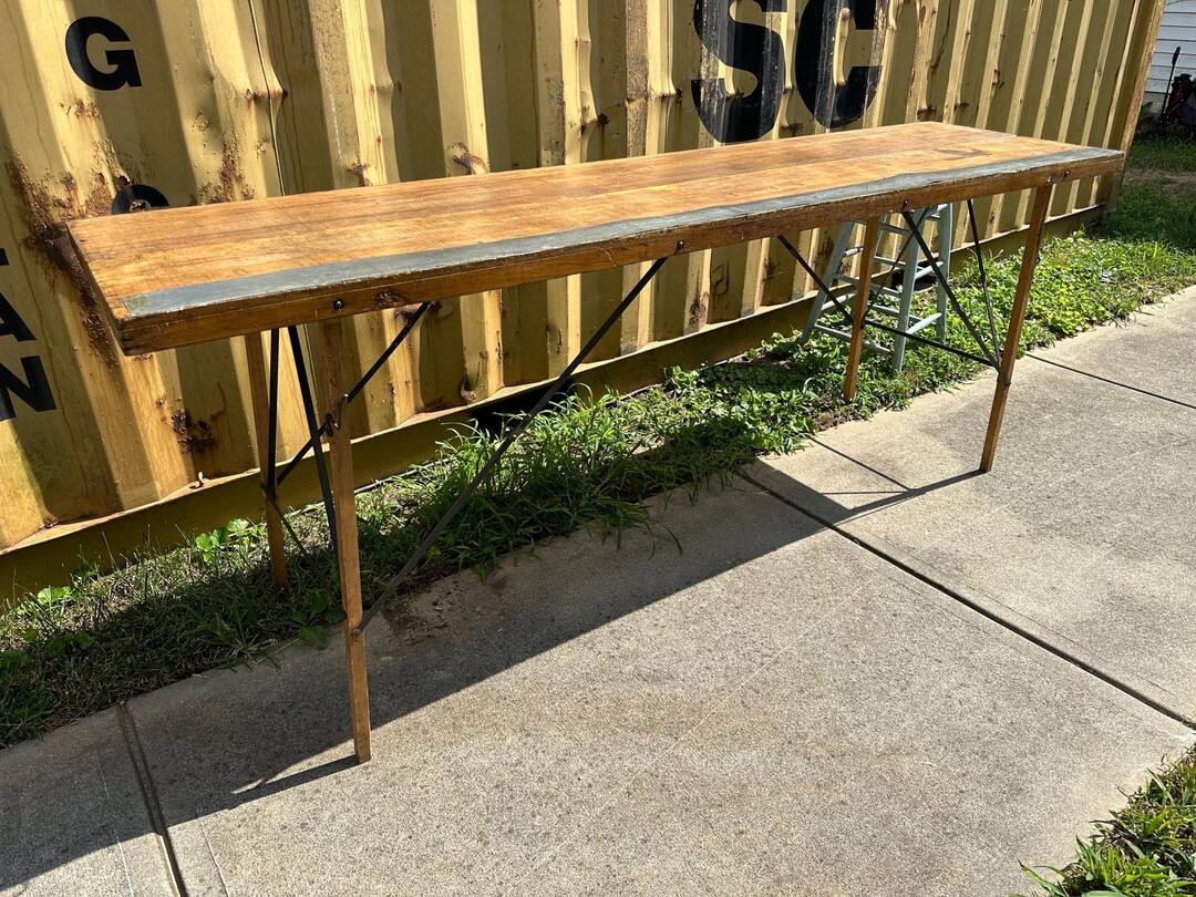 1920s Wagner Wallpaper Table Farmhouse Primitive Country Folding Dining Room Kitchen Desk Office ... | Etsy (US)