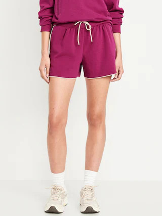 Extra High-Waisted Dynamic Fleece Sweat Shorts | Old Navy (US)