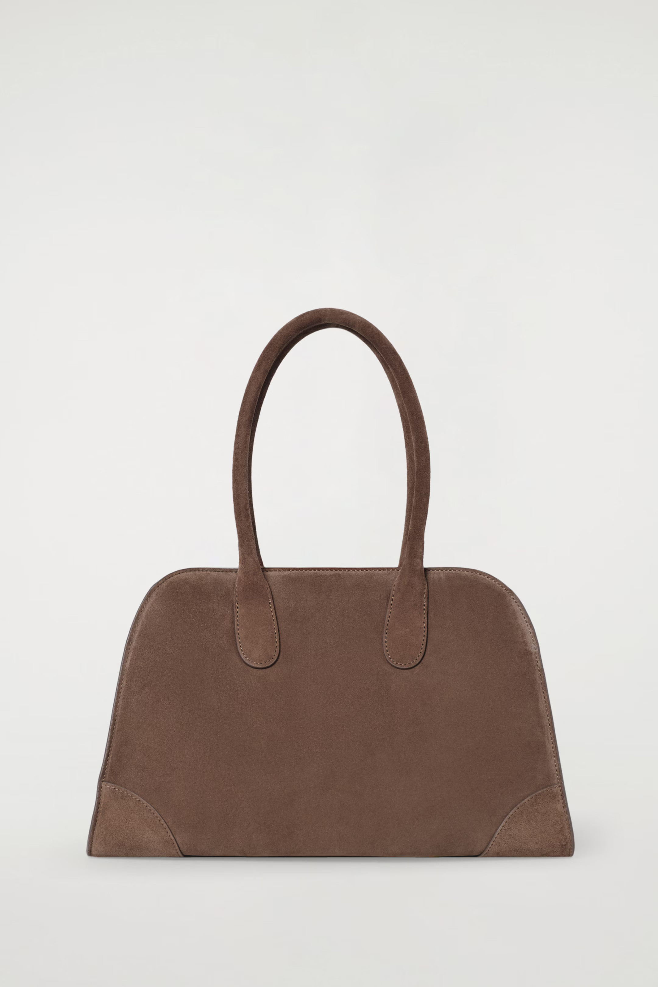 SMALL STUDIO BOWLING BAG - LEATHER - BROWN | COS | COS (EU)