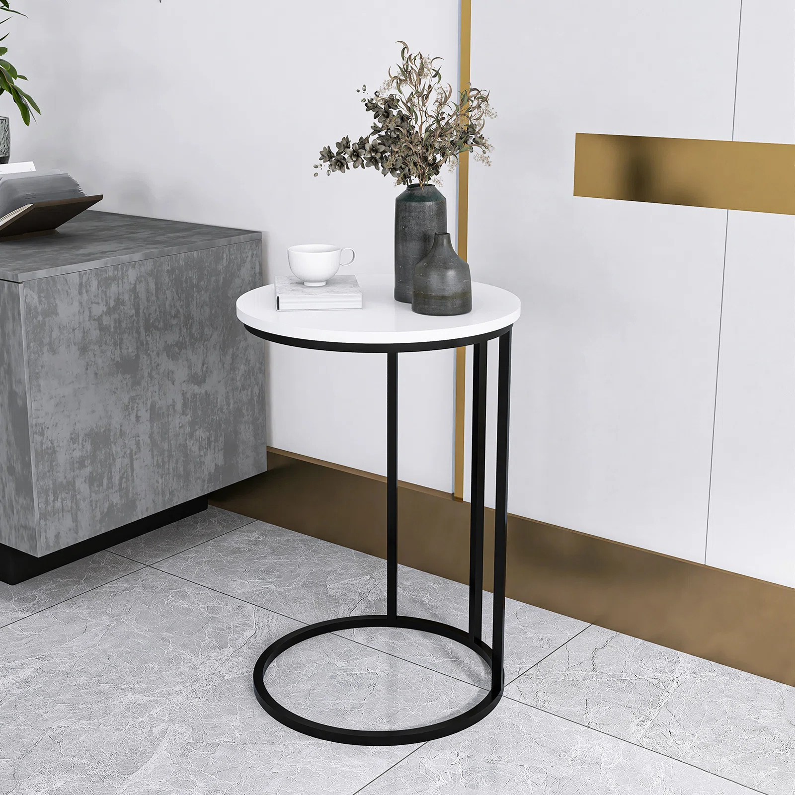 Esse Marble Top End Table | Wayfair North America