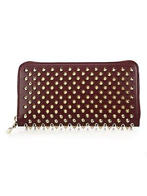 Panettone Spiked Leather Wallet | Saks Fifth Avenue