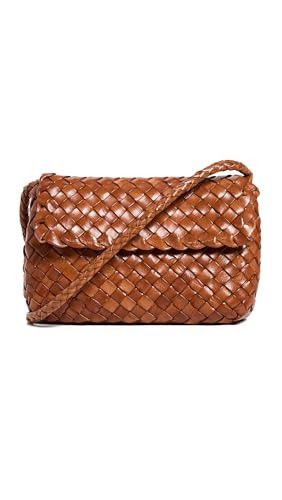 Loeffler Randall Women's Vinnie Mini Woven Crossbody Bag, Timber, Brown, One Size | Amazon (US)
