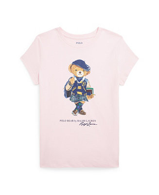 Big Girls Polo Bear Cotton Jersey Tee | Macy's