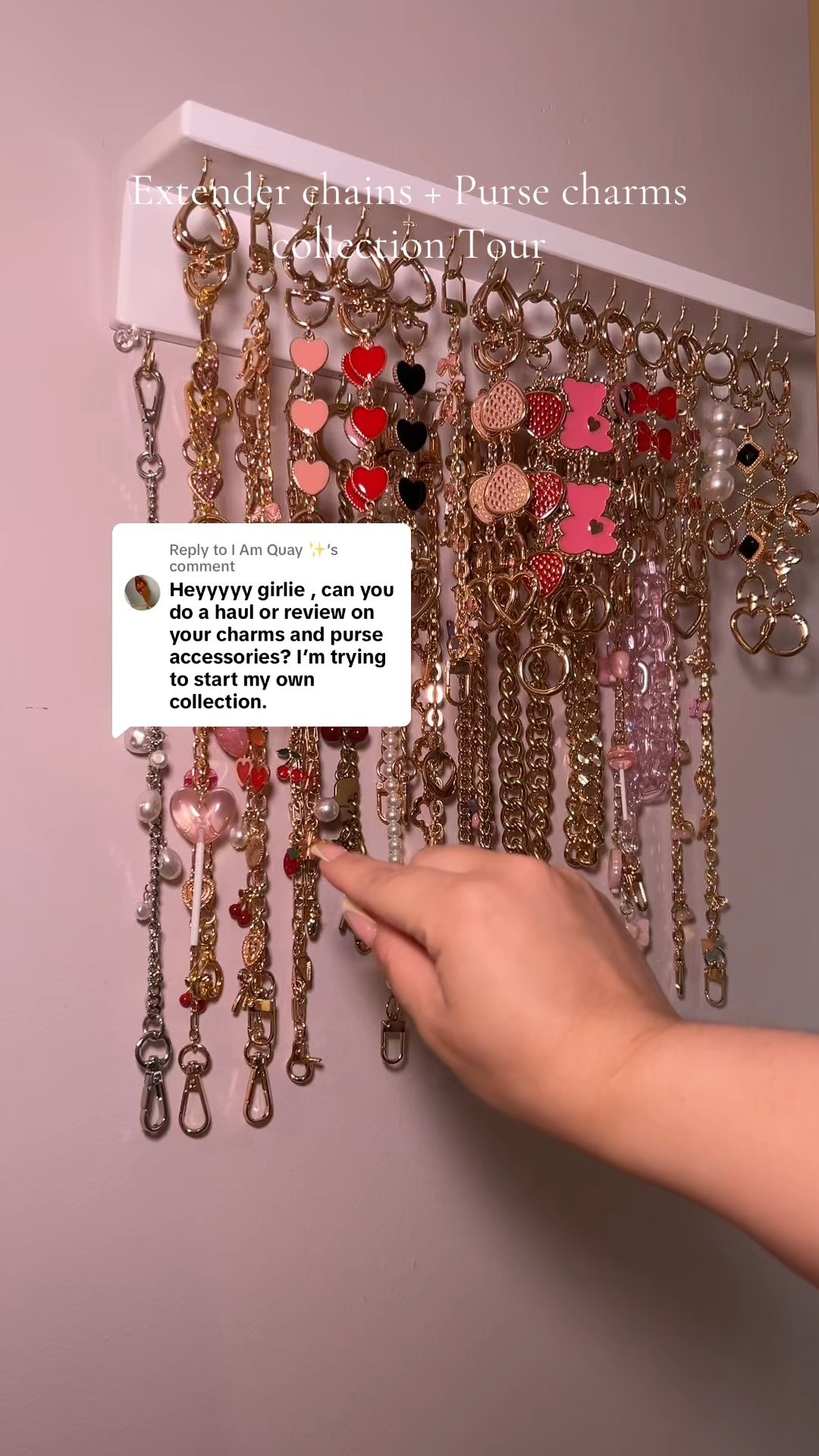 PURSE EXTENDER CHAIN ORGANIZATION + CHARM ORGANIZATION

#LTKFindsUnder100 #LTKItBag #LTKHome