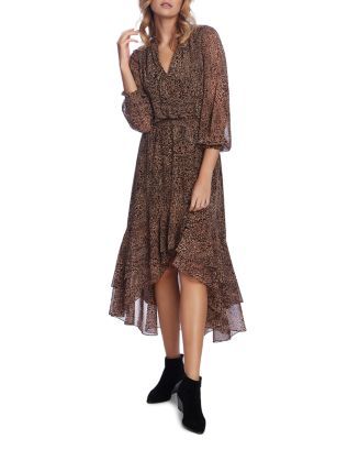 Leopard-Print High/Low Maxi Dress | Bloomingdale's (US)