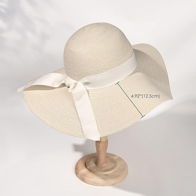 FURTALK Womens Sun Straw Hat Wide Brim UPF 80 Summer Hat Foldable Packable Floppy Beach Hats for ... | Amazon (US)
