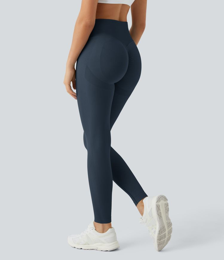 Women’s Seamless Flow High Waisted Butt Lifting Leggings - Halara | HALARA