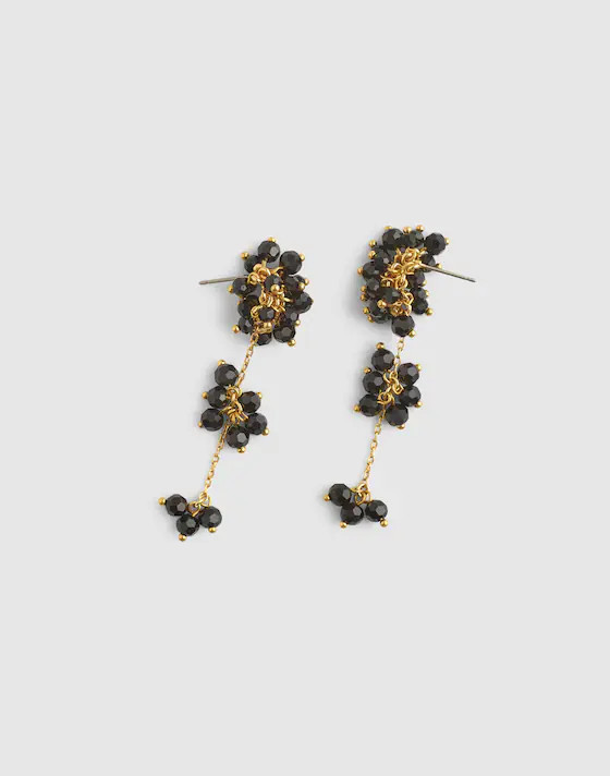 Beaded Cluster Drop Statement Earrings | Madewell