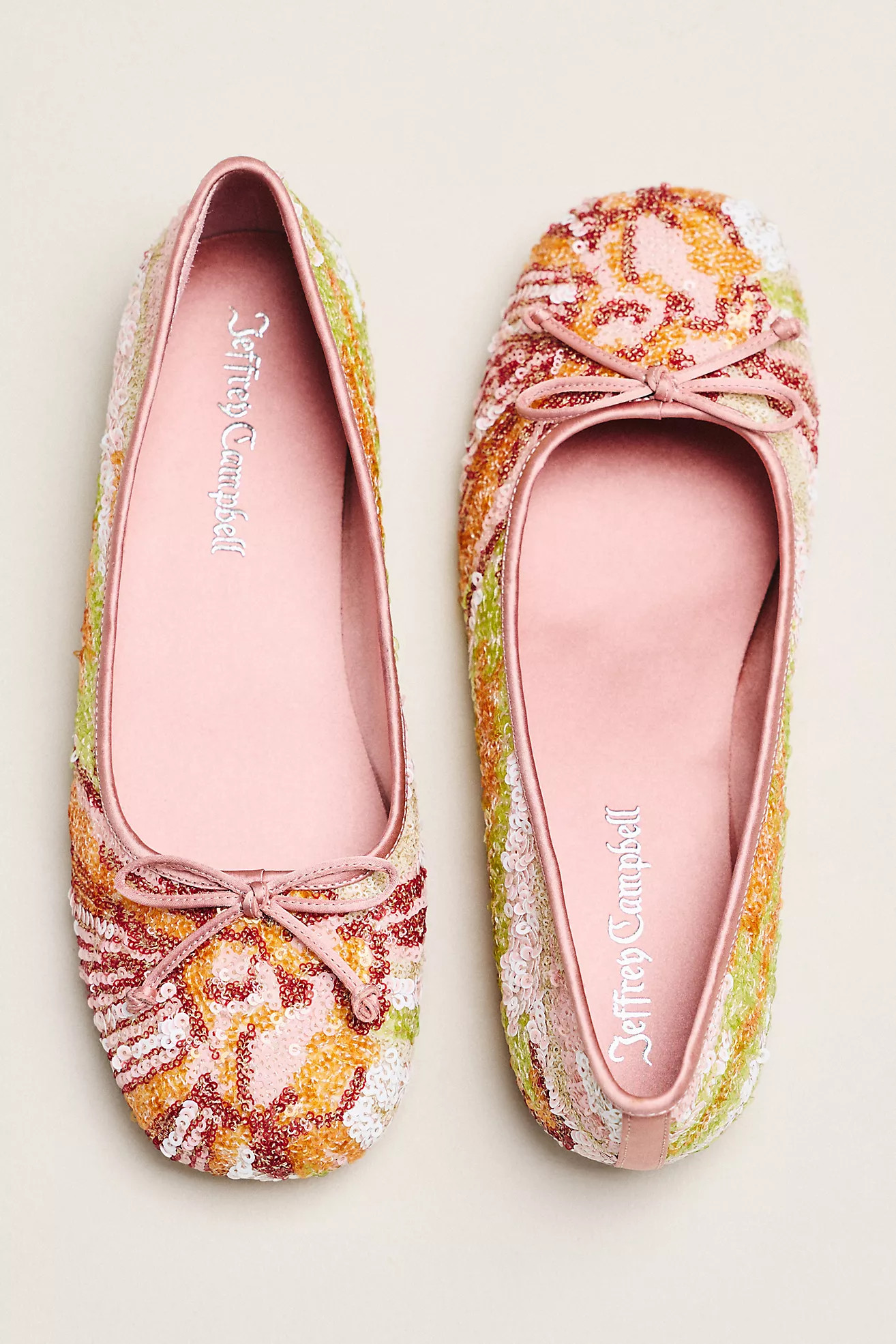 Jeffrey Campbell Kalli Sequin Ballet Flats | Anthropologie (US)