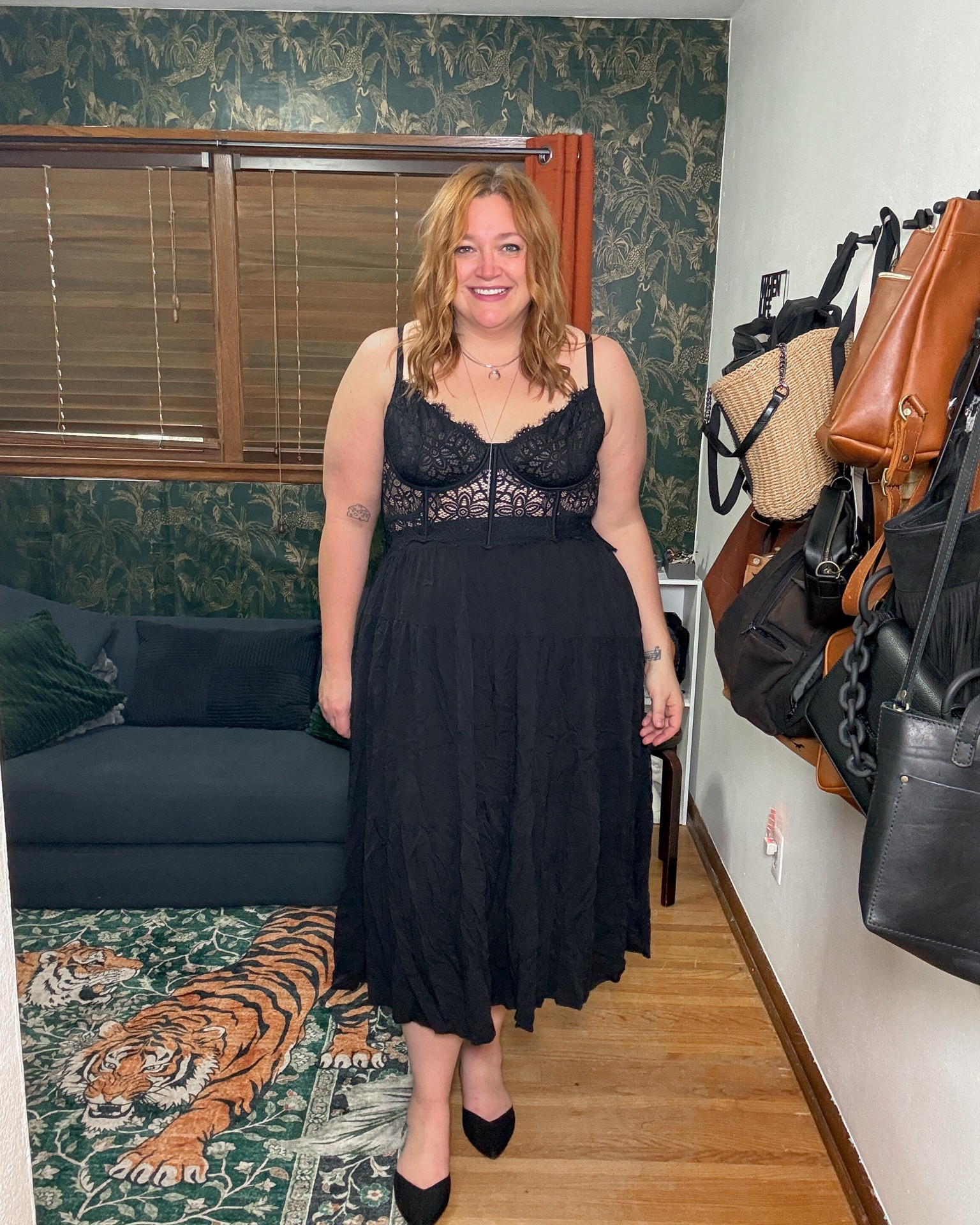Romantic and witchy outfit perfect for spring and summer date night or girls night 
2X bustier as 40B 16/18
XXL skirt as 18 bottom

#LTKootd #LTKMidsize #LTKPlusSize