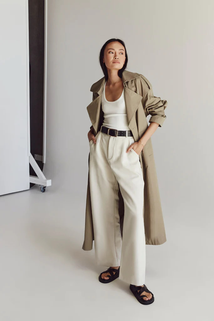 CAMERON MOSS TRENCH COAT | DISSH