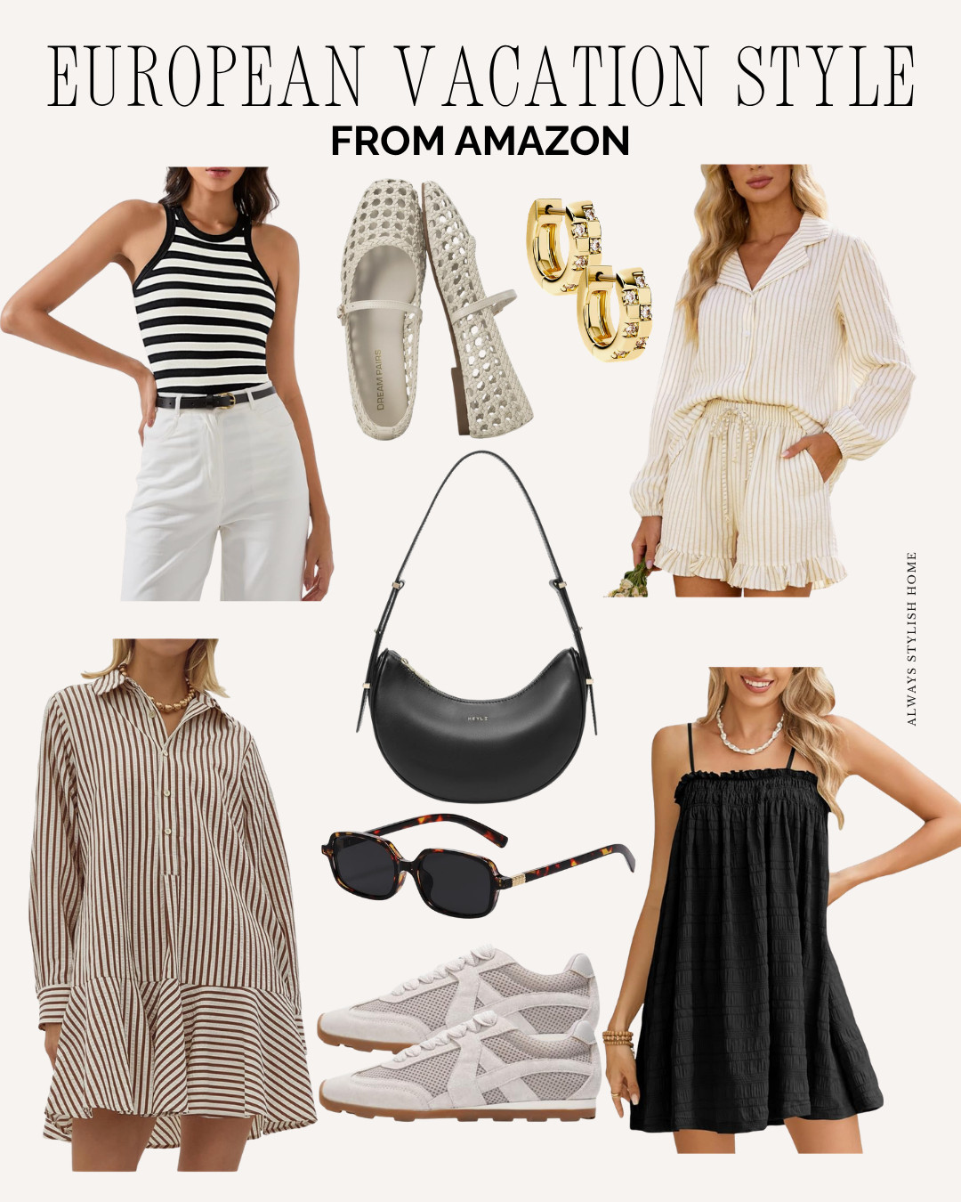 european vacation style finds from amazon, amazon fashion, amazon neutral style finds, amazon fashion for europe, european vacation outfit ideas #vacation #europeanvacation #europeoutfits 

 #LTKSeasonal #LTKTravel