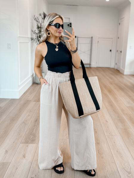 How to style Amazon linen pants // these would make the perfect resort wear outfit for spring break trips! 

#LTKSeasonal #LTKstyletip