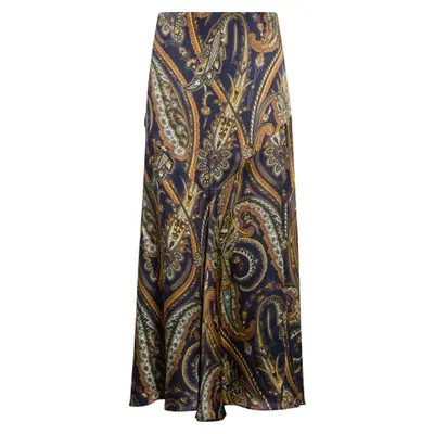 Etro Paisley Print Midi Skirt in Printed Blue Base at Nordstrom, Size 40 | Nordstrom