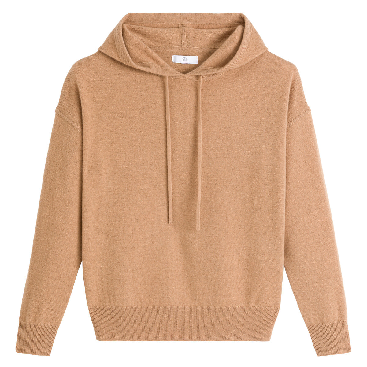 Pull à capuche fine maille en cachemire recyclé | La Redoute (FR)