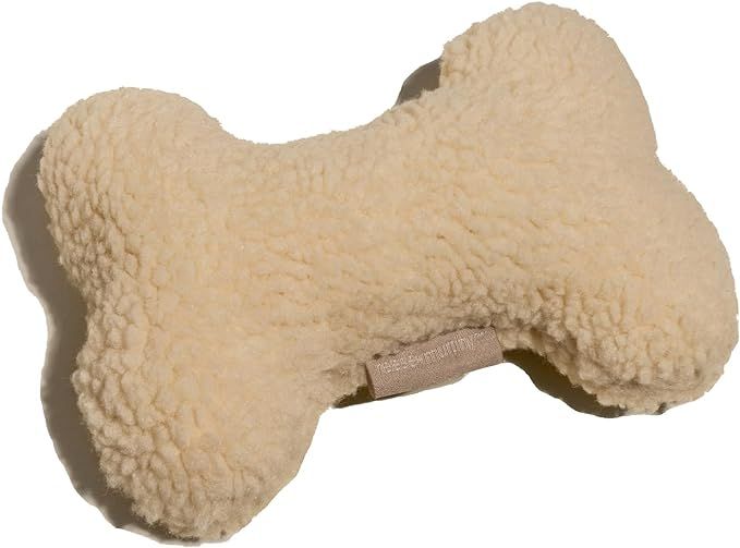 Reese+Murphy Ivory Fur Plush Dog Toy - Dog Toys for Aggressive Chewers Medium & Large Dogs - Sque... | Amazon (US)