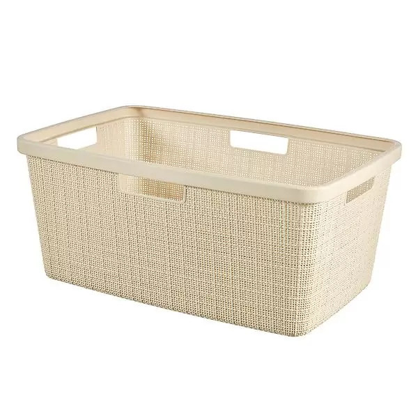 Curver Jute Laundry Basket | The Container Store
