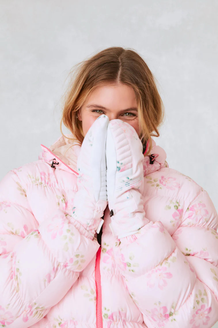 Bogner x LoveShackFancy Pia Thermal Insulated Mittens | LOVESHACKFANCY