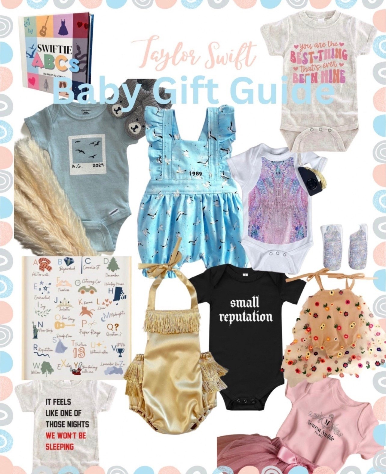 Taylor Swift Baby Gift Guide Baby shower Baby gifts new Swiftie 

#LTKCyberWeek #LTKsalealert #LTKGiftGuide

#LTKTravel #LTKBump #LTKBaby

#LTKKids #LTKBump #LTKBaby