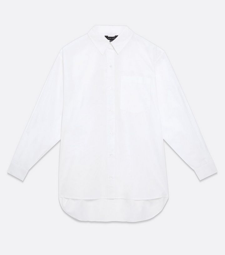 White Long Puff Sleeve Shirt
						
						Add to Saved Items
						Remove from Saved Items | New Look (UK)