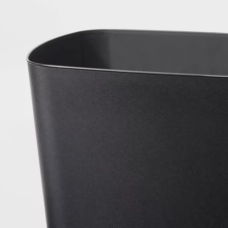 3gal Open Vanity Trash Can Black - Room Essentials™ | Target