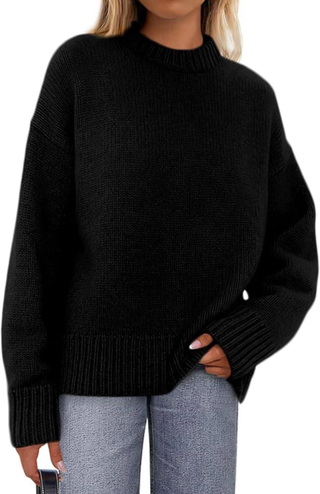 PRETTYGARDEN Womens Sweaters Fall 2025 Trendy Casual Crewneck Long Sleeve Cozy Knit Pullover Swea... | Amazon (US)