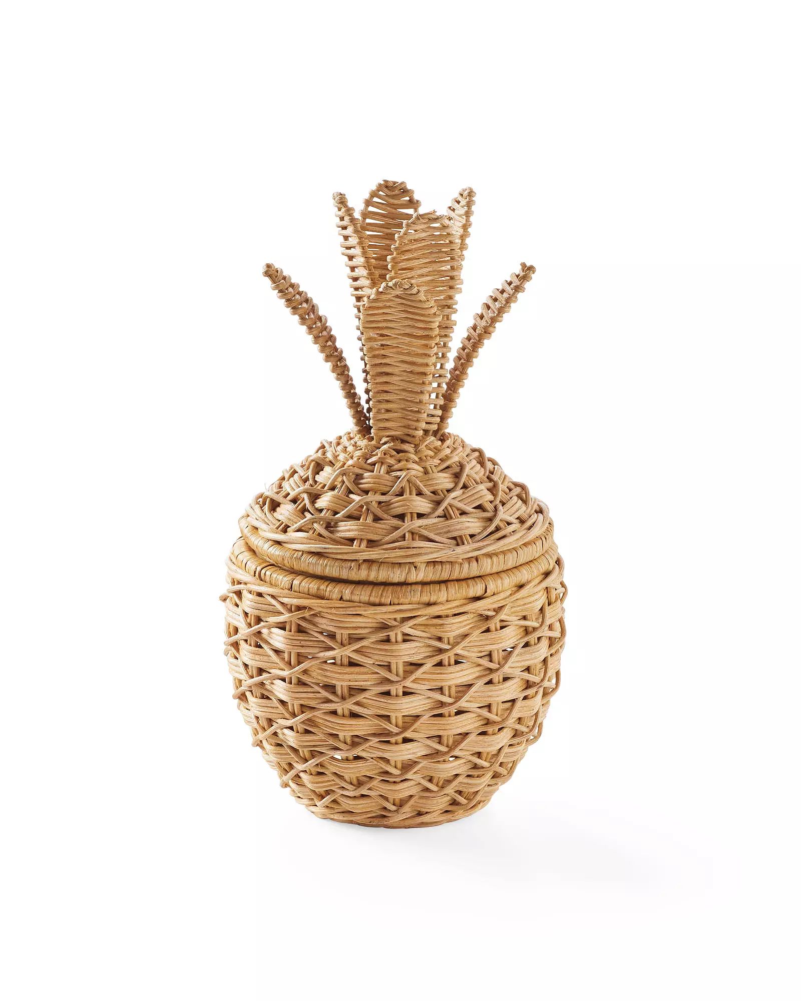 Wicker Pineapple | Serena and Lily