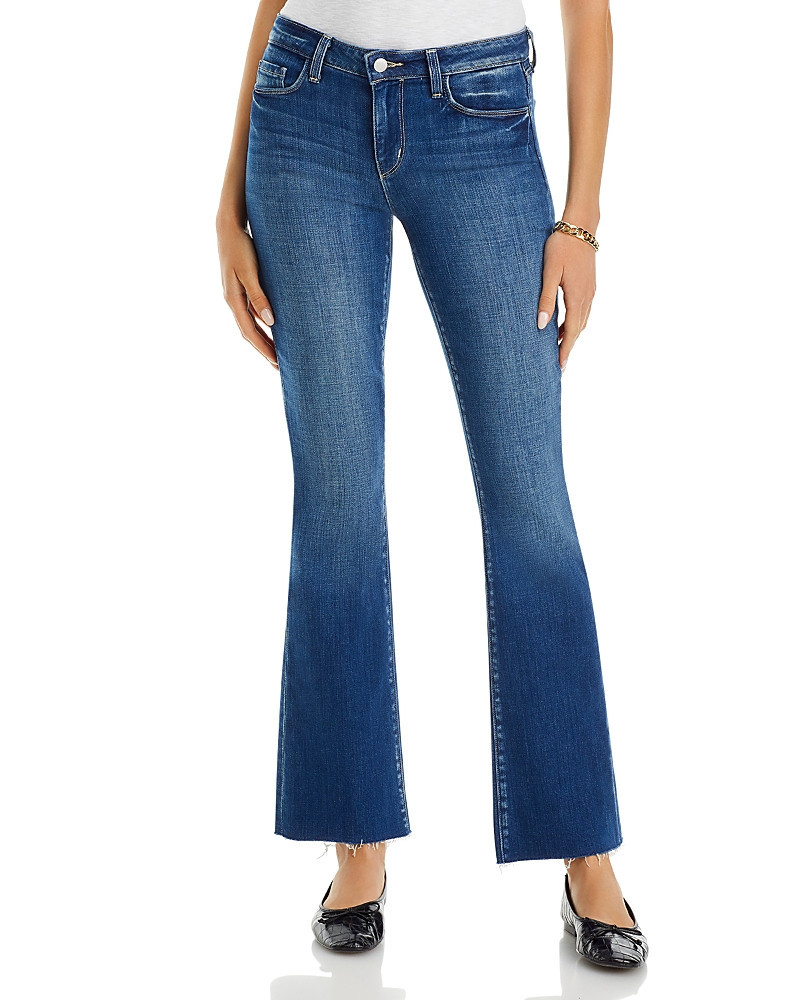 L'Agence Sneeki Low Rise Sneaker Jeans in Hasting | Bloomingdale's (US)