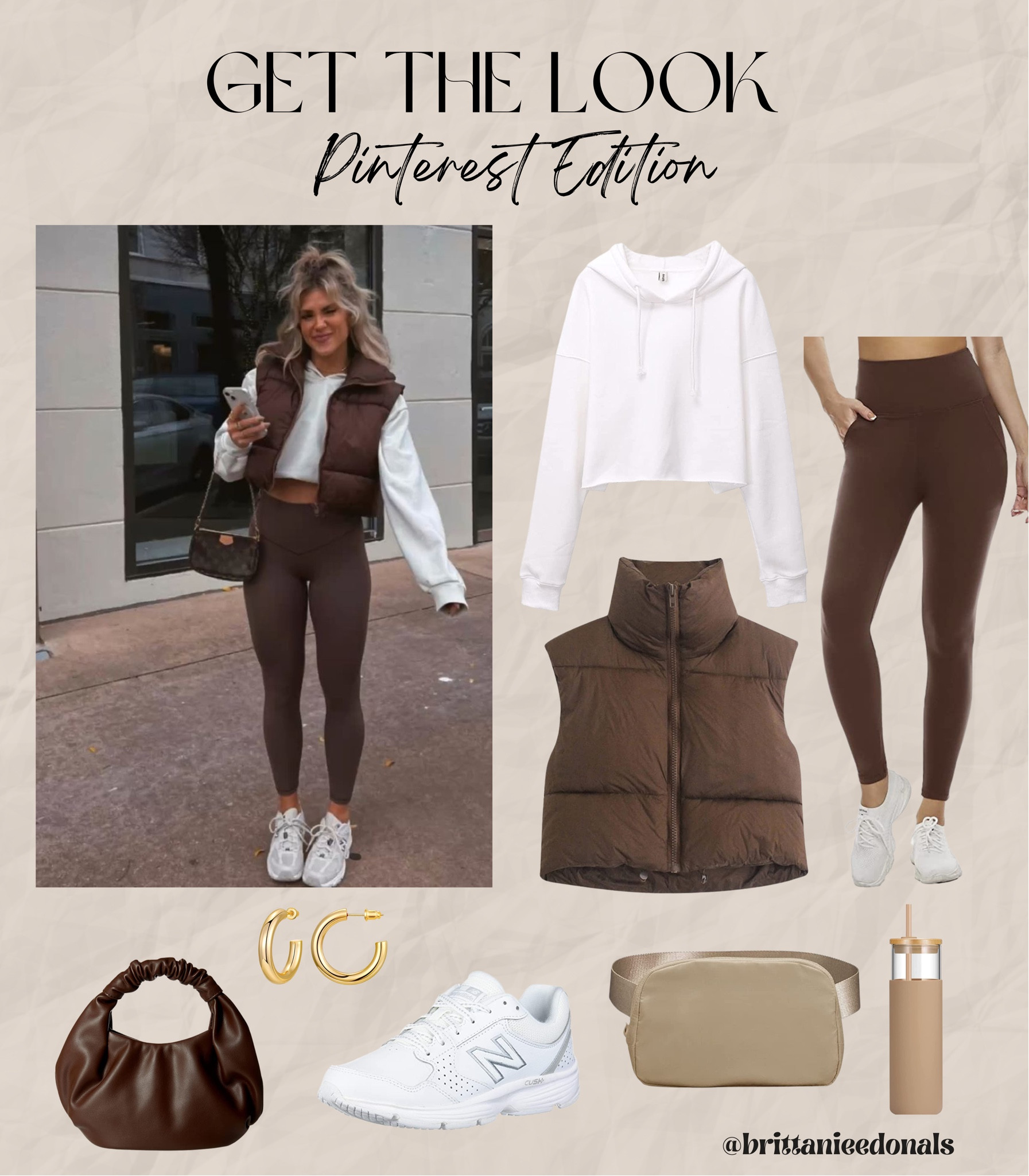 Pinterest outfit all from Amazon! Pinterest inspo, brown leggings, casual looks, comfy look, casual outfits, fall outfits 2022, brown sets

#LTKunder50 #LTKfit