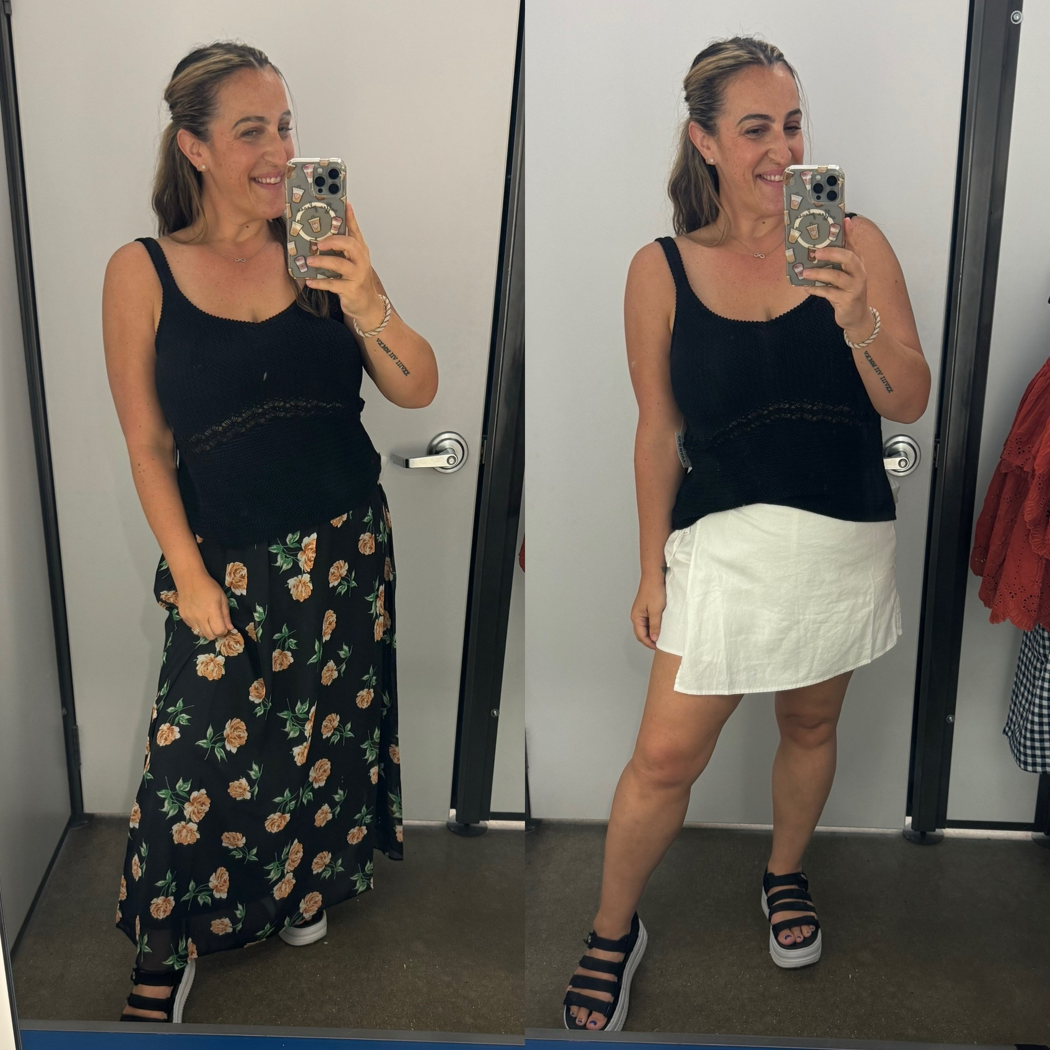 This top is everything!!! I love the crochet and the cutout! Paired it with skirts but you can do pants or shorts too!

#LTKMidsize #LTKOver40 #LTKFindsUnder50