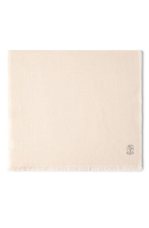Brunello Cucinelli Cashmere scarf in Buff at Nordstrom | Nordstrom