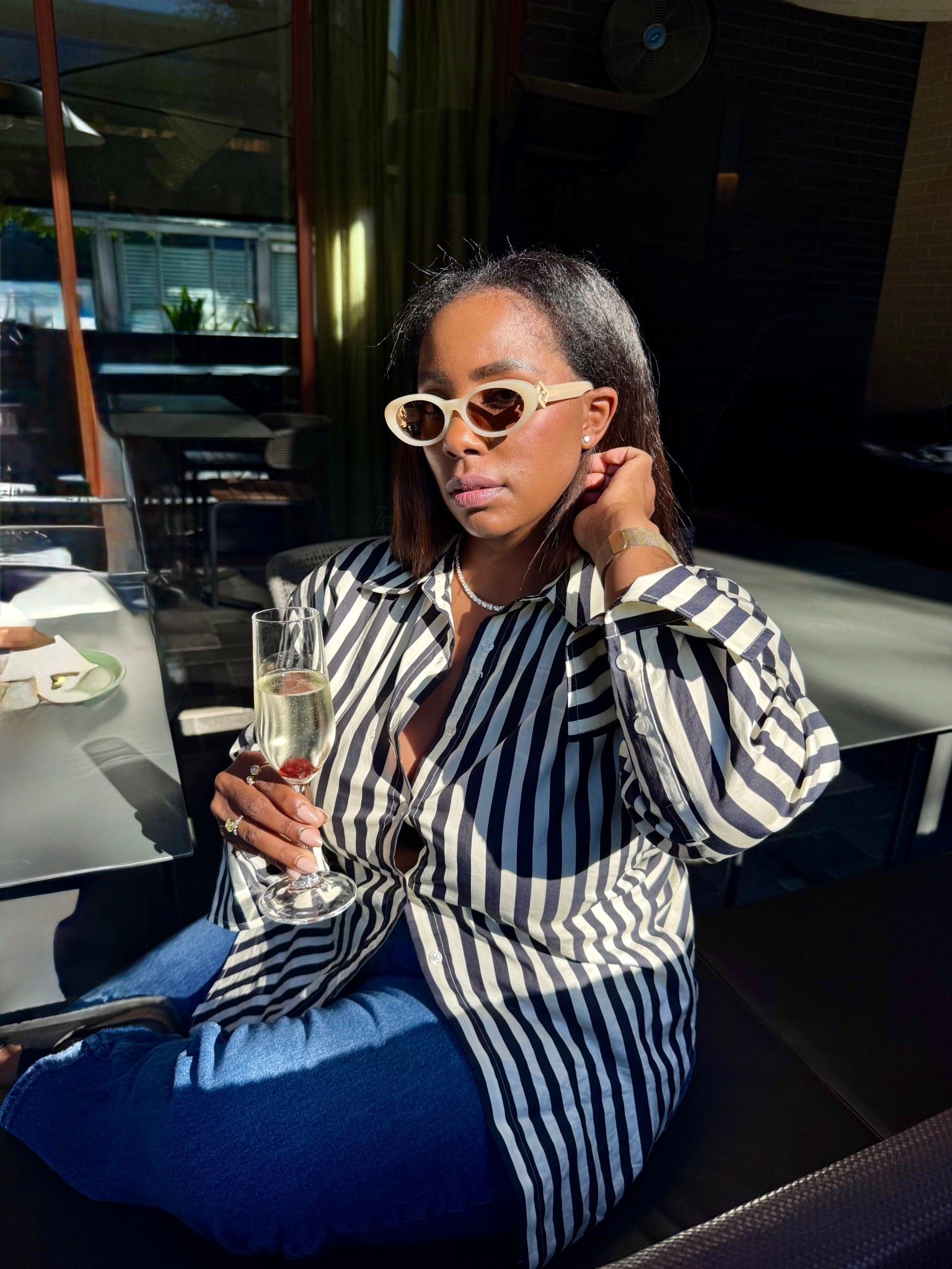 My favorite button up shirt! I have it in this color, classic white and blue and white stripe. You can’t go wrong with elevated basics.

#LTKMidsize #LTKgrwm #LTKootd