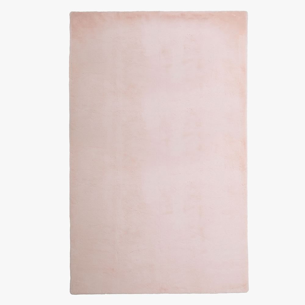Washable Faux-Bunny Fur Rug | Pottery Barn Teen