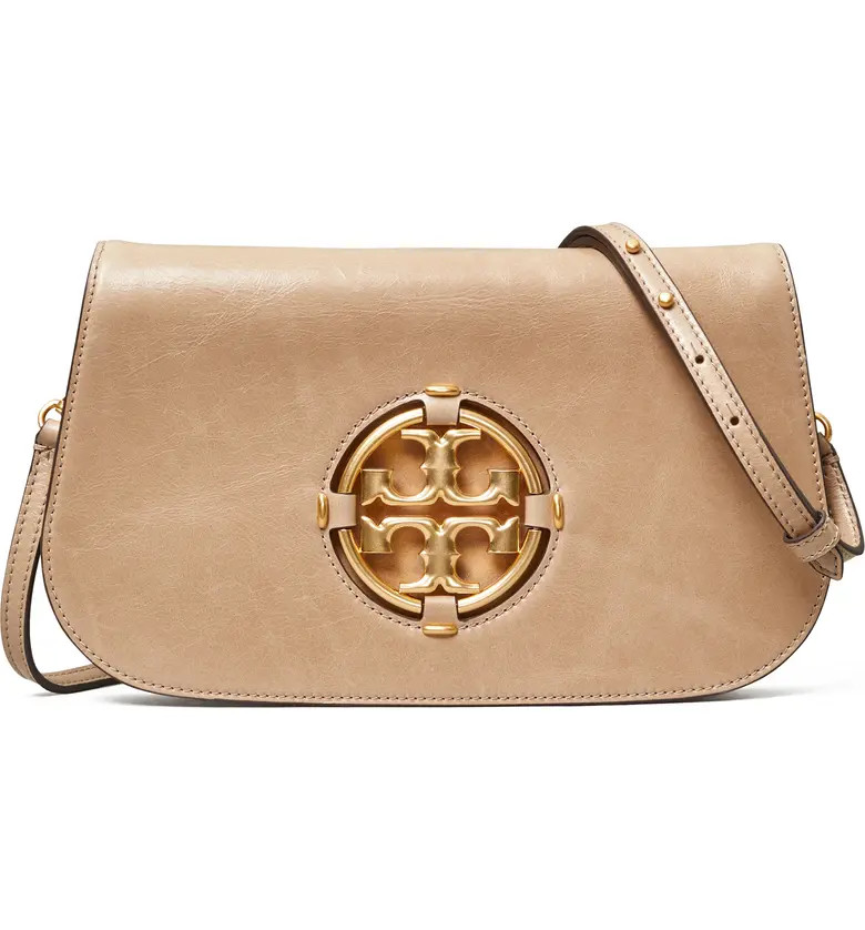 Tory Burch Miller Glazed Leather Clutch | Nordstrom | Nordstrom