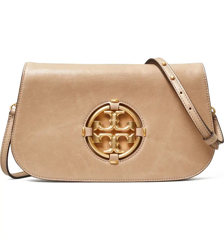 Tory Burch Miller Glazed Leather Clutch | Nordstrom | Nordstrom