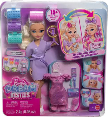 Dream Besties™ Get Ready with Me™ Barbie® Malibu Doll Playset | Nordstrom