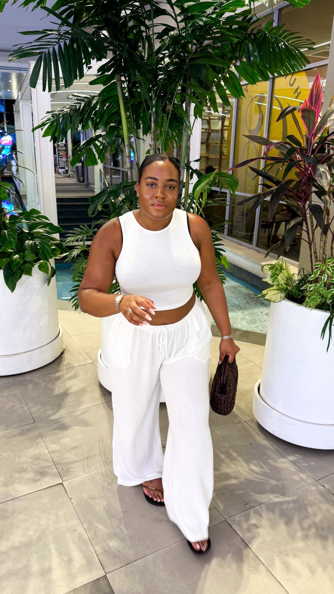 Perfect all white holiday outfit featuring my favourite linen trousers!

#LTKtravel #LTKuk #LTKcurves