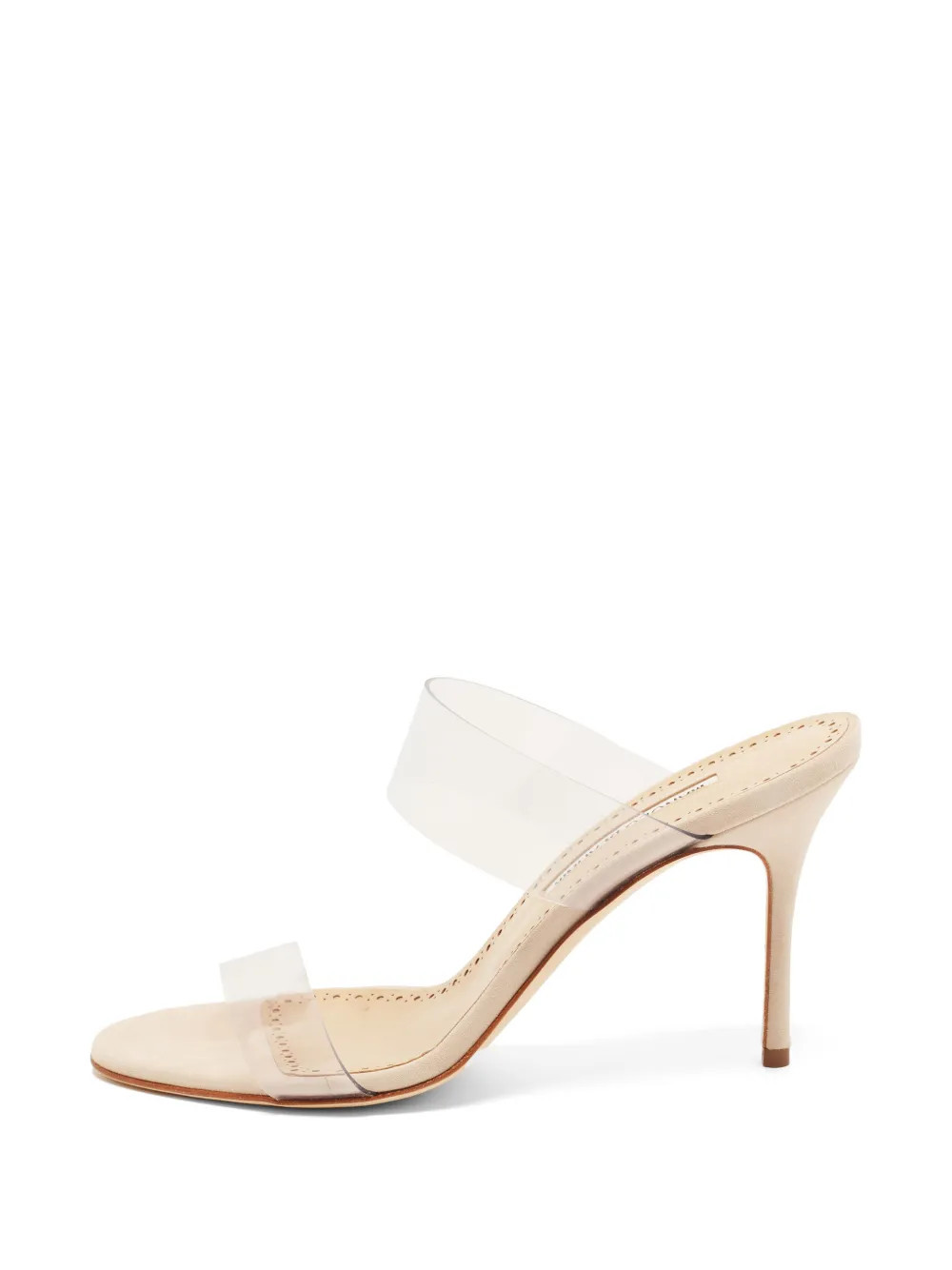 Manolo Blahnik Scolto heeled sandals - Neutrals | Farfetch Global