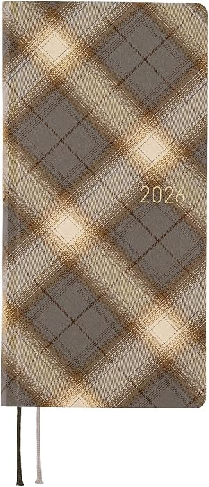 Hobonichi Techo 2026 Spring Weeks – Shirt Fabric: Foggy Plaid (Japanese, Tall & Slim, April Sta... | Amazon (US)