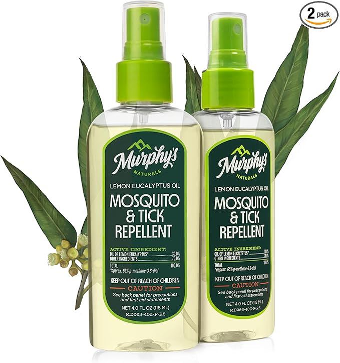 Murphy's Naturals Mosquito & Tick Bug Repellent Spray, Father's Day Gift for Dad, Oil of Lemon Eu... | Amazon (US)