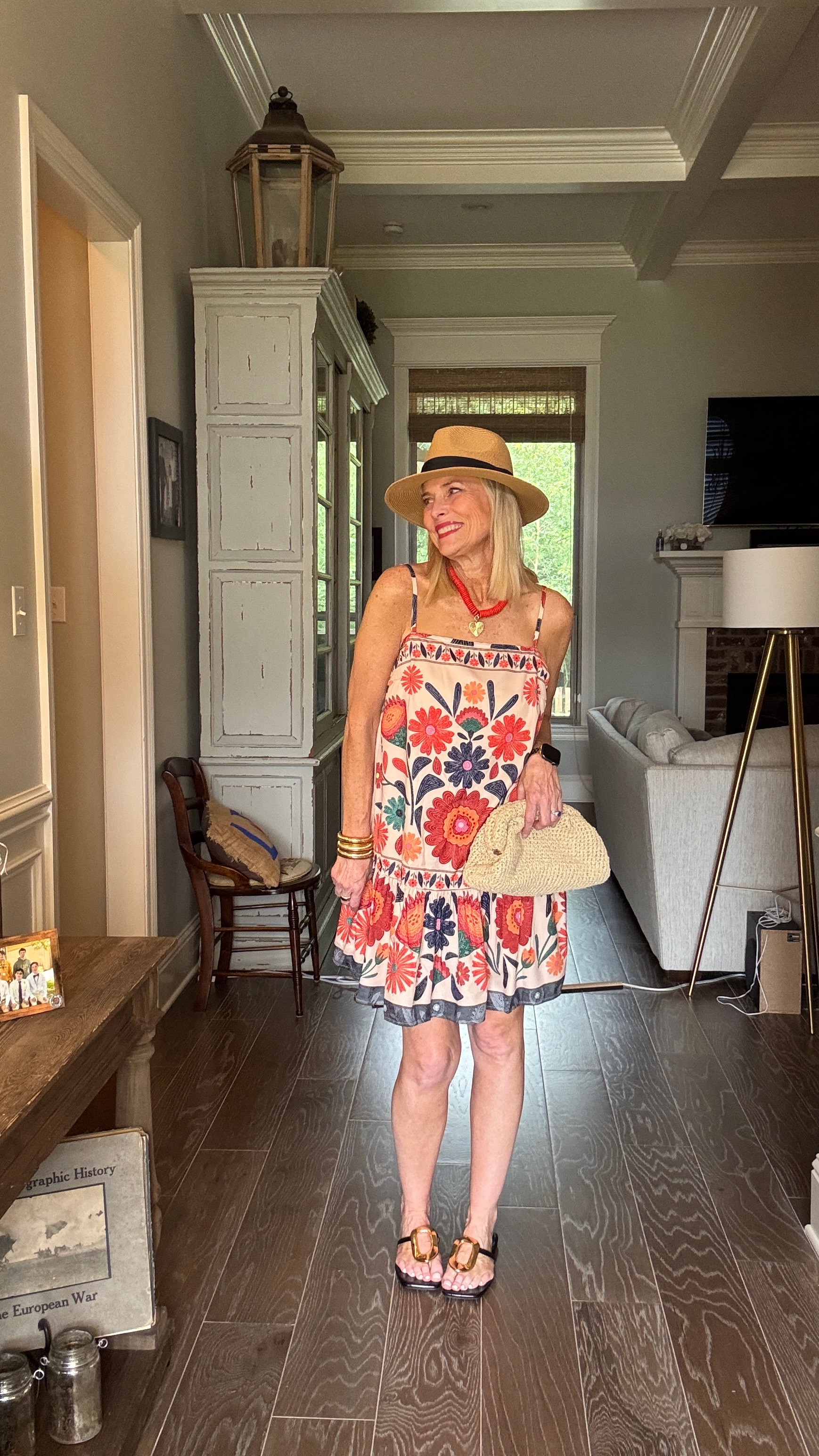 Sized up to a large in this Farm Rio look for less! 



#LTKFindsUnder50 #LTKOver40 #LTKStyleTip