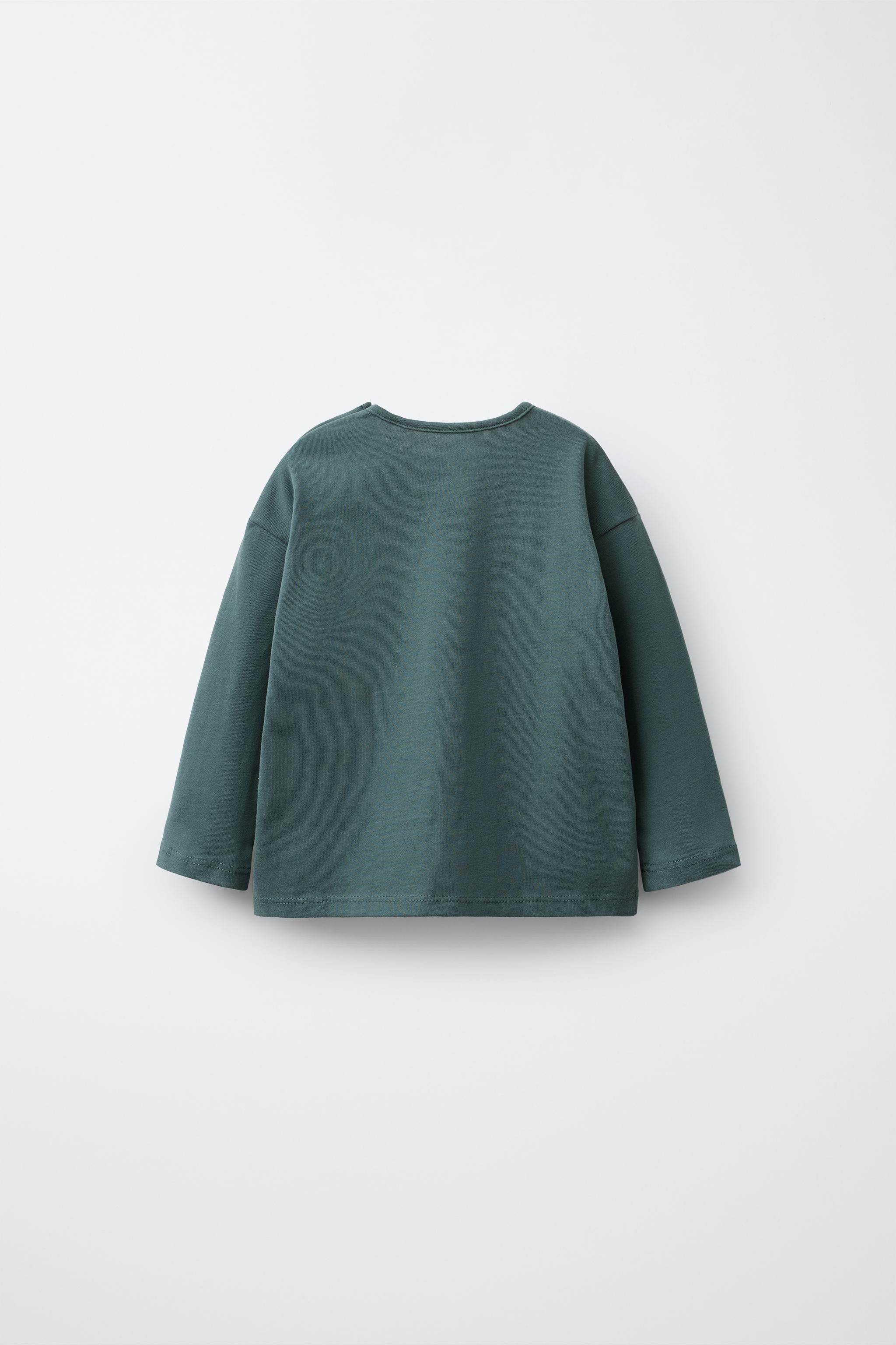 PACK OF THREE STRIPED AND PLAIN T-SHIRTS | Zara UK