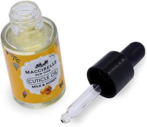 Amazon.com: Maccibelle Cuticle Oil 0.5 oz - Heals Dry Cracked Cuticles (Milk and Honey, 0.5 Fl Oz... | Amazon (US)