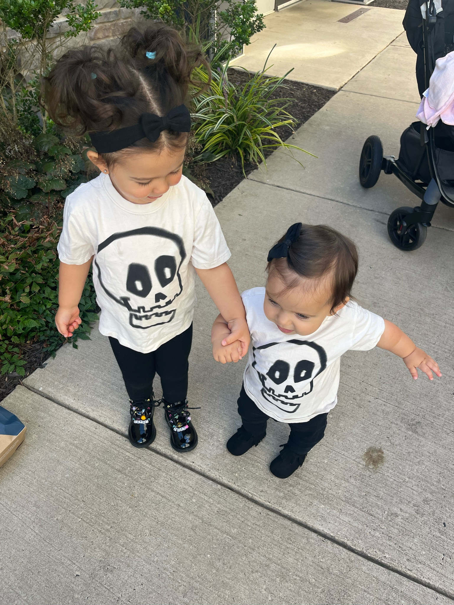 Fall style | fall kids | combat boots | Halloween | toddler | baby girl | fall outfits | skulls | sisters | matching outfits 

#LTKKids #LTKSeasonal #LTKBaby