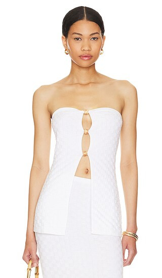 Taya Top in White | Revolve Clothing (Global)