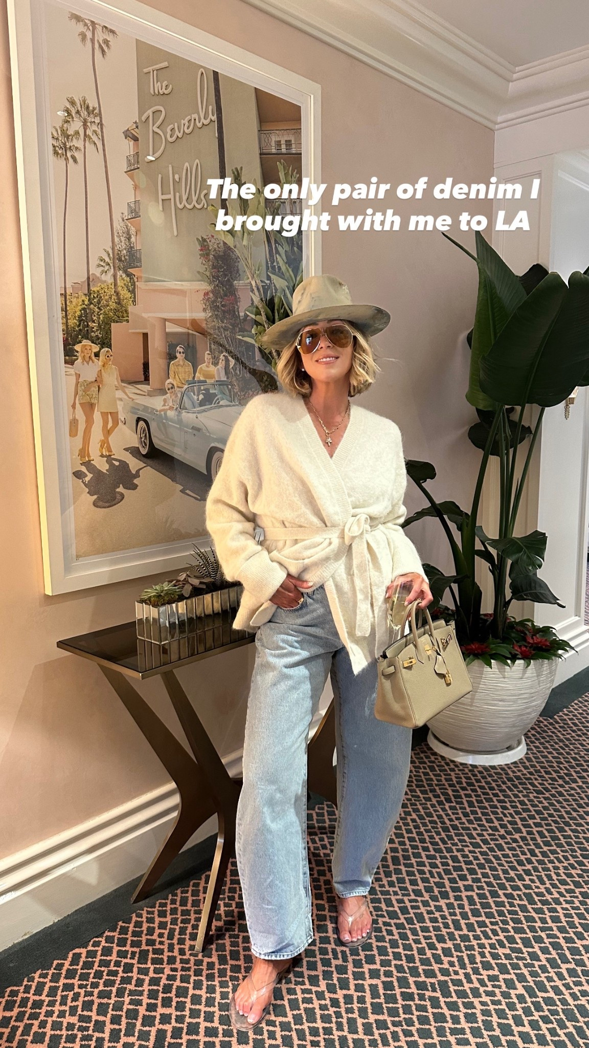 The pair of denim I took with me
To LA 