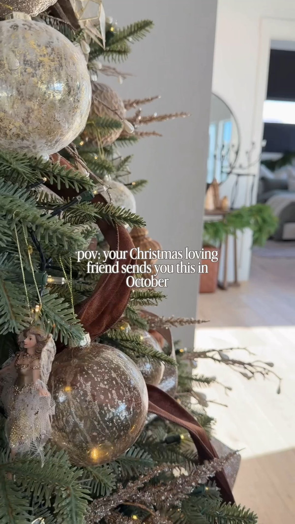Holiday decorating is officially underway and I love how these Christmas touches…