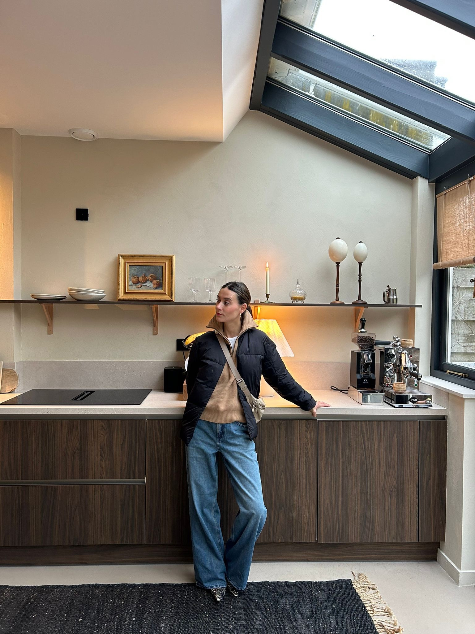 AD | Uniqlo Europe #lifewear 

outfit inspiration, fall outfit, round shoulder bag, premium lamb wool half zip up jumper, low rise baggy jeans, ultra light parka, fall coat, Nederland. 

#LTKeurope #LTKSeasonal #LTKstyletip