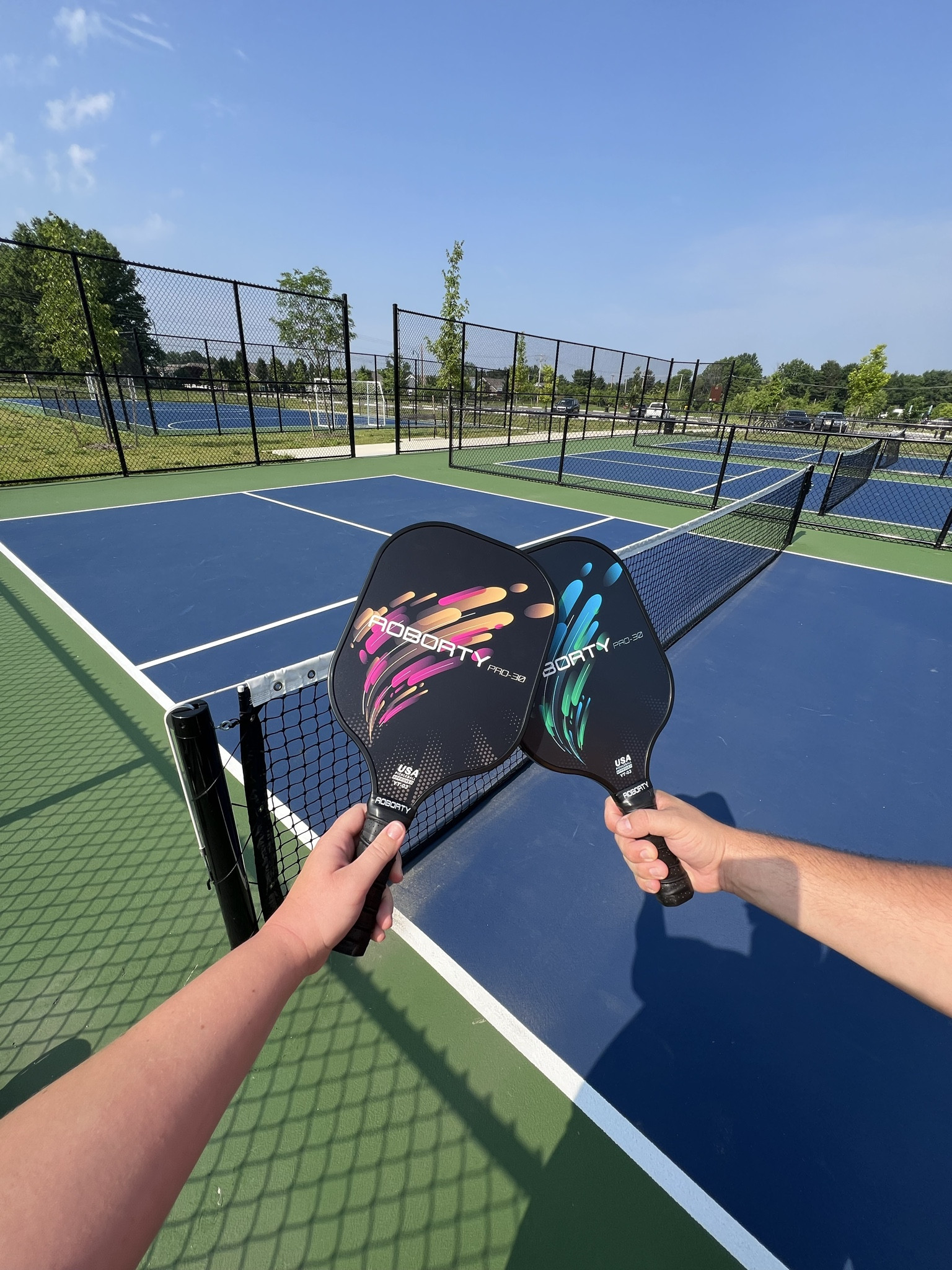 Game. Set. Match. 🎾 If you’ve been wanting to get into pickleball (or upgrade your current setup), this set is IT! Comes with 4 paddles, 6 balls, and a carrying bag — perfect for families, double dates, or anyone ready to play all summer long.

#PickleballSet #PickleballLife #OutdoorGames #SummerActivities #FamilyFun #PickleballVibes #GameOn #ActiveLifestyle #SportsGear #PickleballAddict #BackyardGames #FitnessFun #RecreationalSports #PickleballEssentials #PinterestFinds #TikTokMadeMeTryIt

#LTKFamily #LTKFindsUnder100 #LTKActive